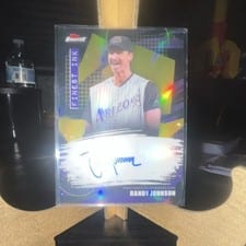 2024 Finest Moments Autographs Randy Johnson #FMA-RJ card