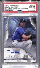 2024 Topps Luminaries Rule the Night Autographs Randy Johnson #RN-RJ card