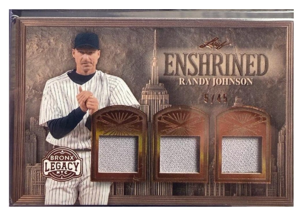 2025 Leaf Bronx Legacy Enshrined Randy Johnson #E-16