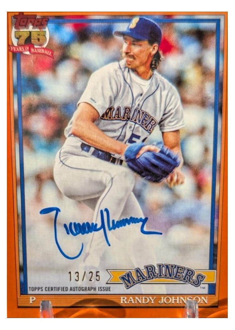 2026 Topps 1991 Topps Autographs Randy Johnson #91A-RJ card