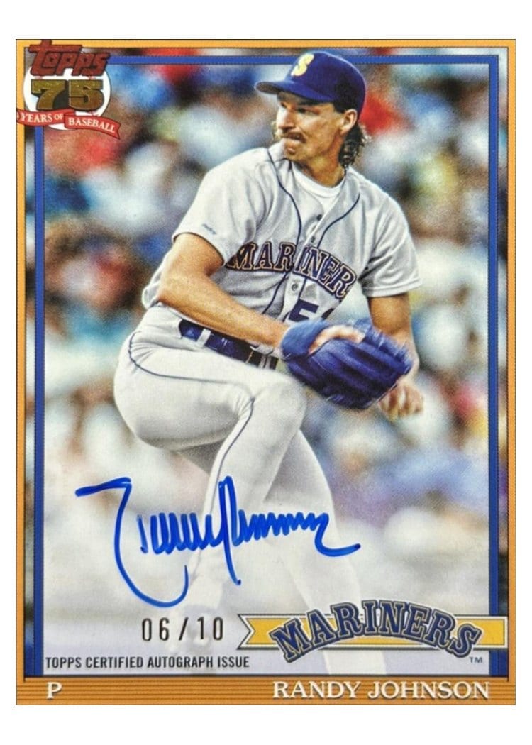 2026 Topps 1991 Topps Autographs Randy Johnson #91A-RJ card