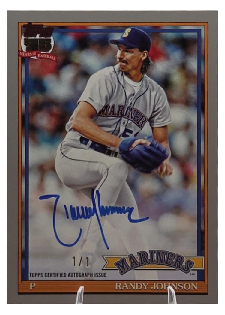 2026 Topps 1991 Topps Autographs Randy Johnson #91A-RJ card