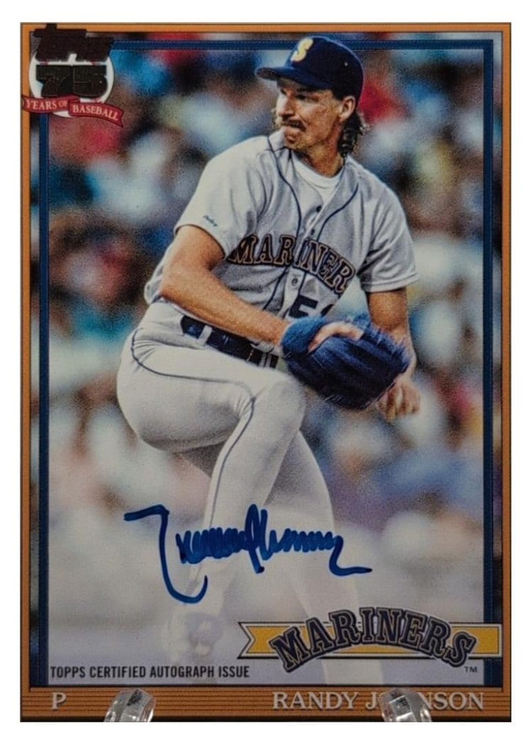2026 Topps 1991 Topps Autographs Randy Johnson #91A-RJ card