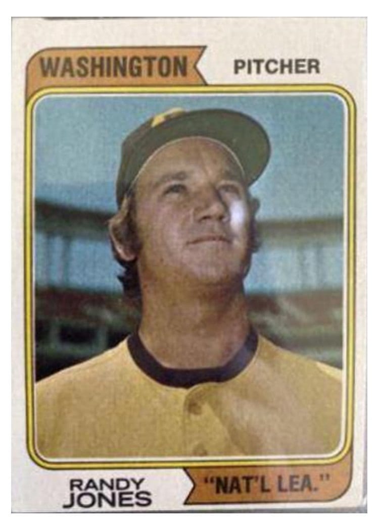 1974 Topps Randy Jones #173 card