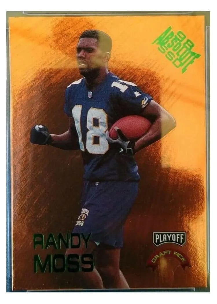 1998 Playoff Absolute Draft Picks Randy Moss #9 card