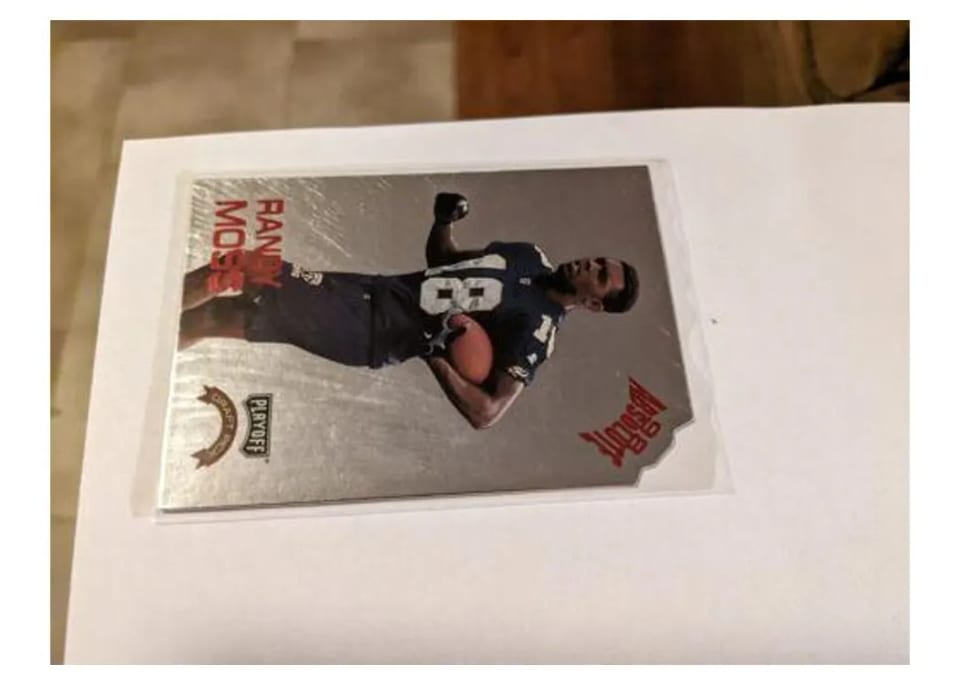 1998 Playoff Absolute Draft Picks Randy Moss #9 card