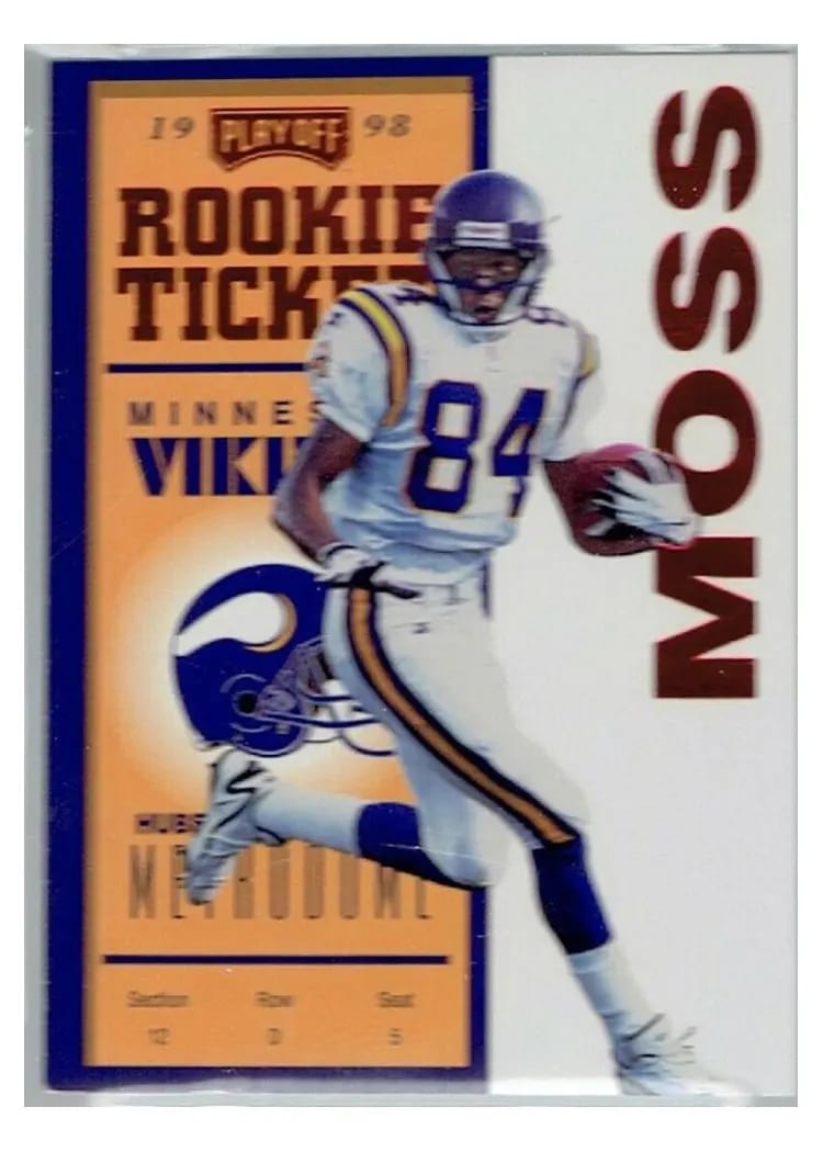 1998 Playoff Contenders Ticket Randy Moss #92 card