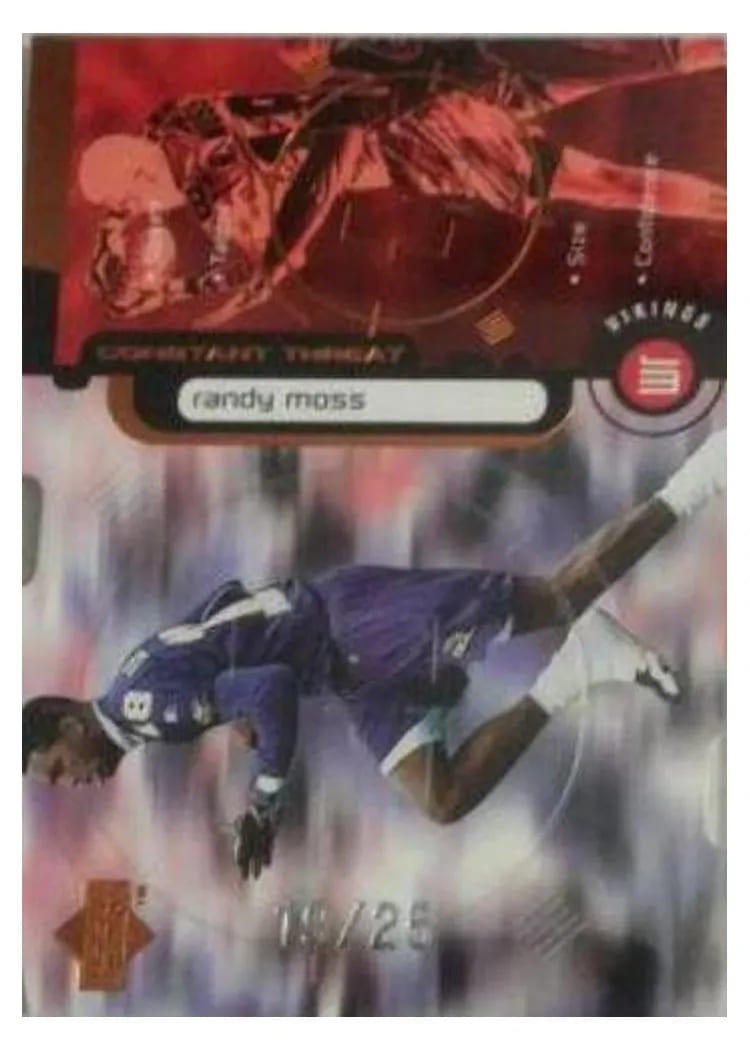 1998 Upper Deck Constant Threat Randy Moss #CT3 card
