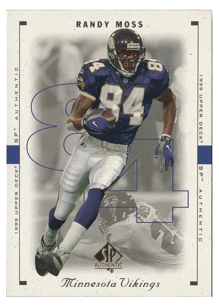 1999 SP Authentic Randy Moss #47 card
