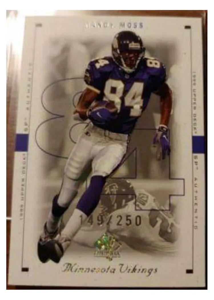 1999 SP Authentic Randy Moss Excitement #47 card