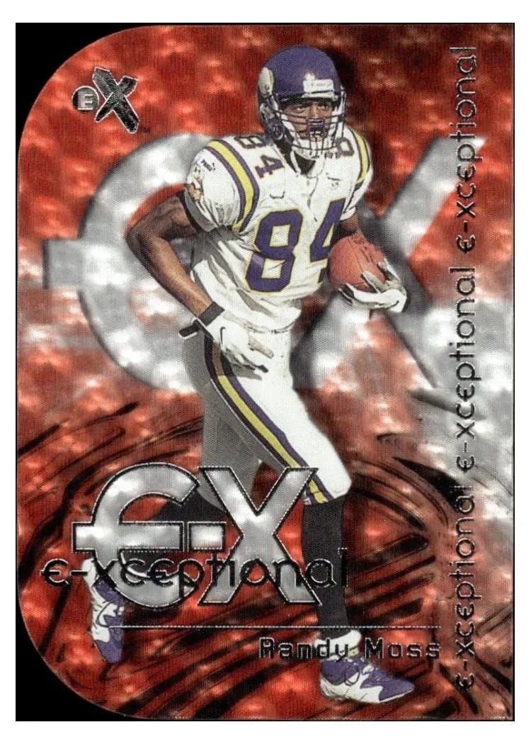 2000 Fleer E X Exceptional Randy Moss #10XC card