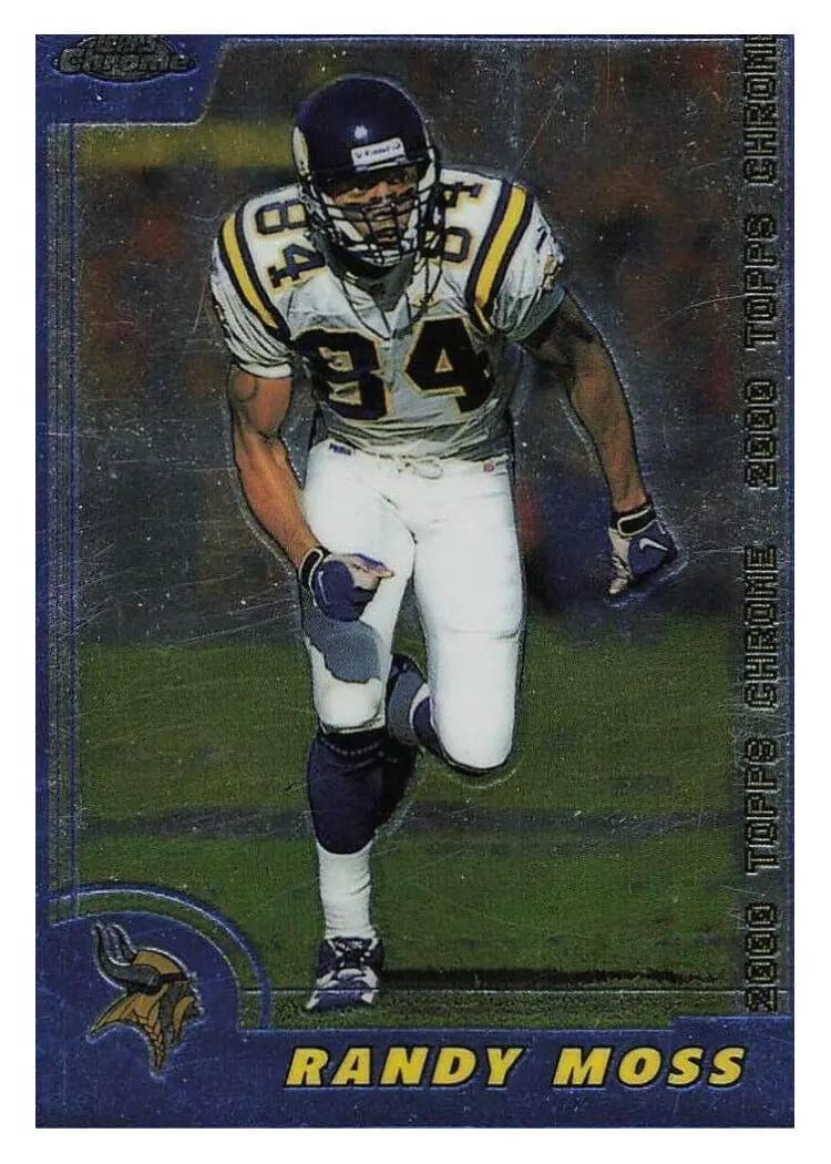 2000 Topps Chrome Randy Moss #65 card