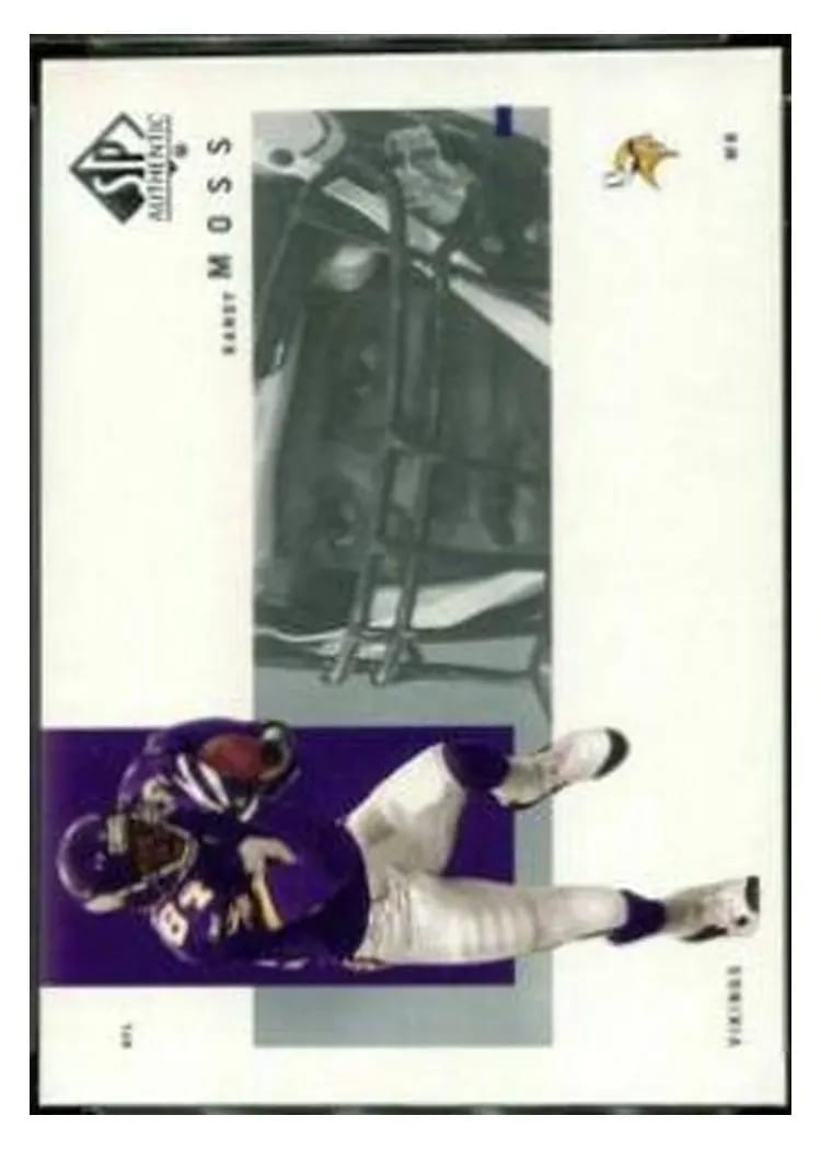 2001 SP Authentic Randy Moss #50 card
