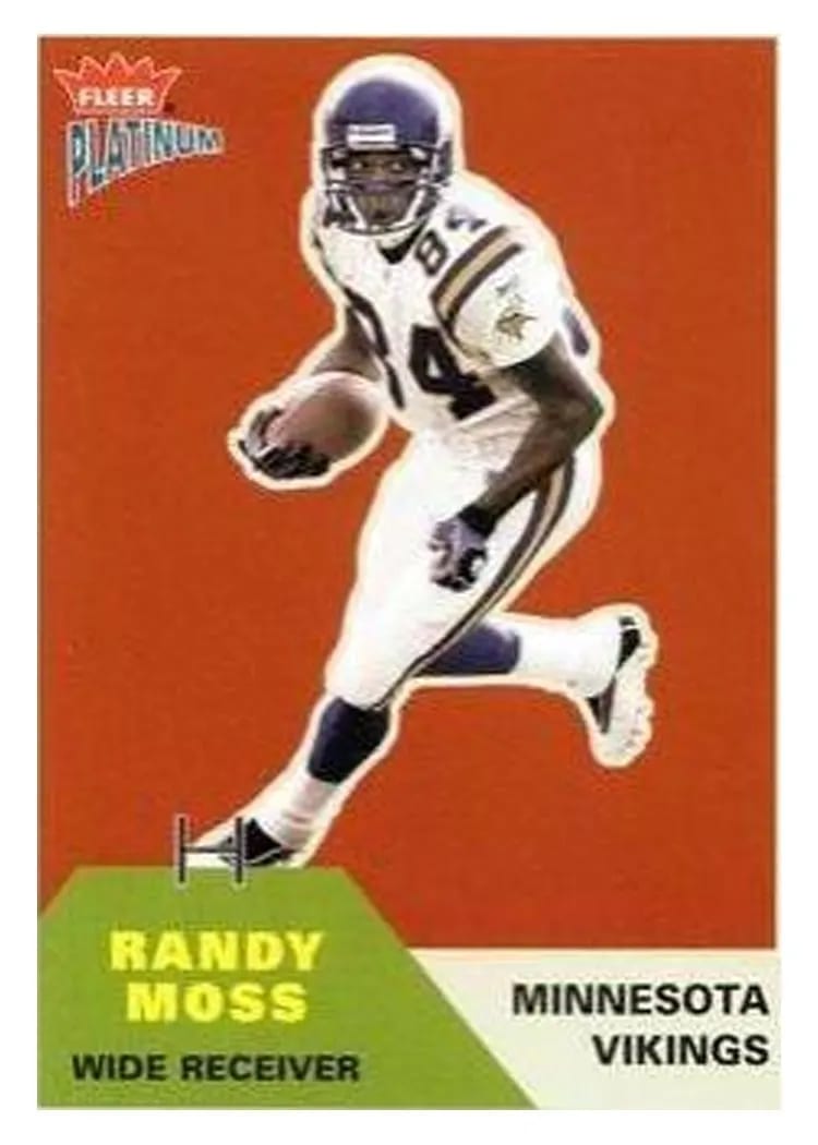2002 Fleer Platinum Randy Moss #33 card