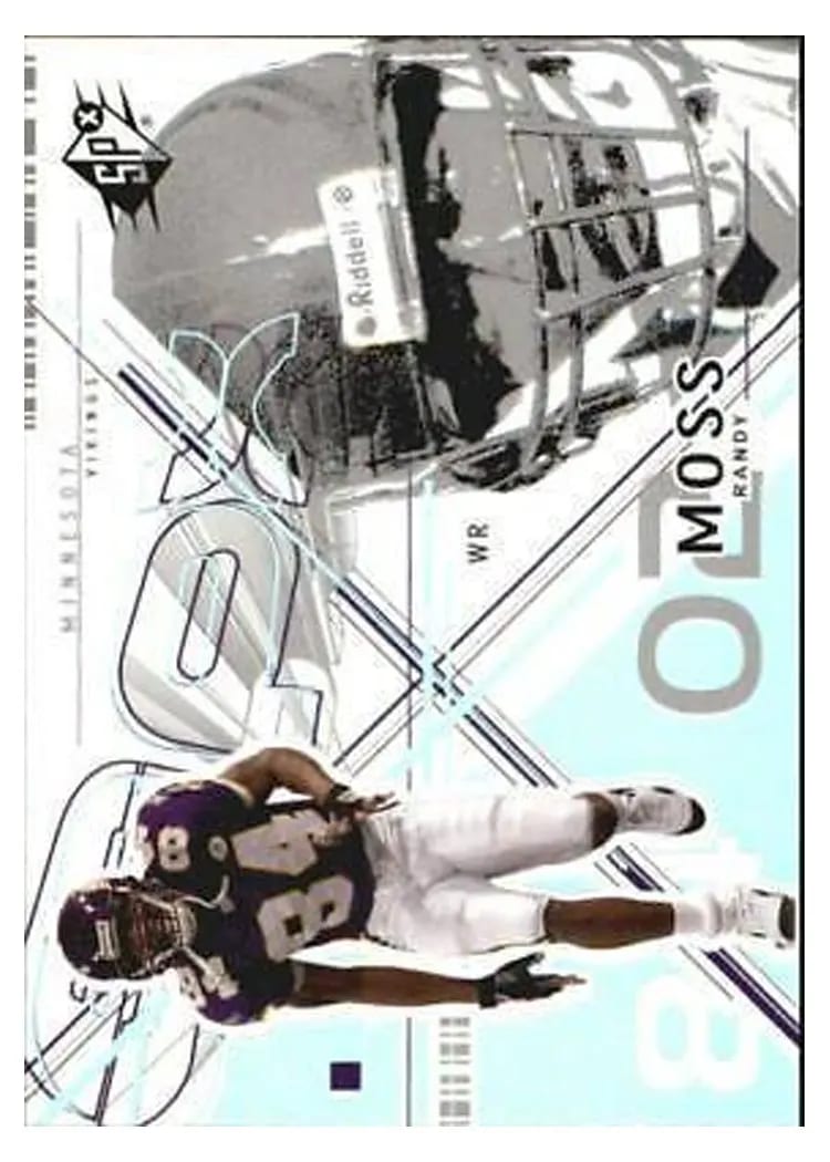 2002 Spx Randy Moss #67 card