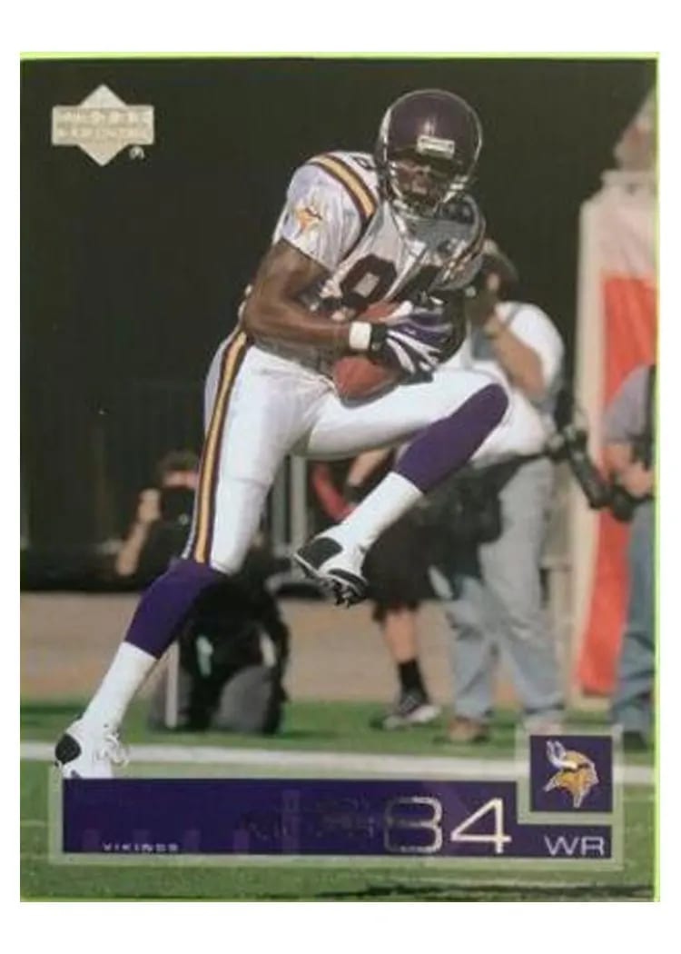 2002 Upper Deck Randy Moss #96 card