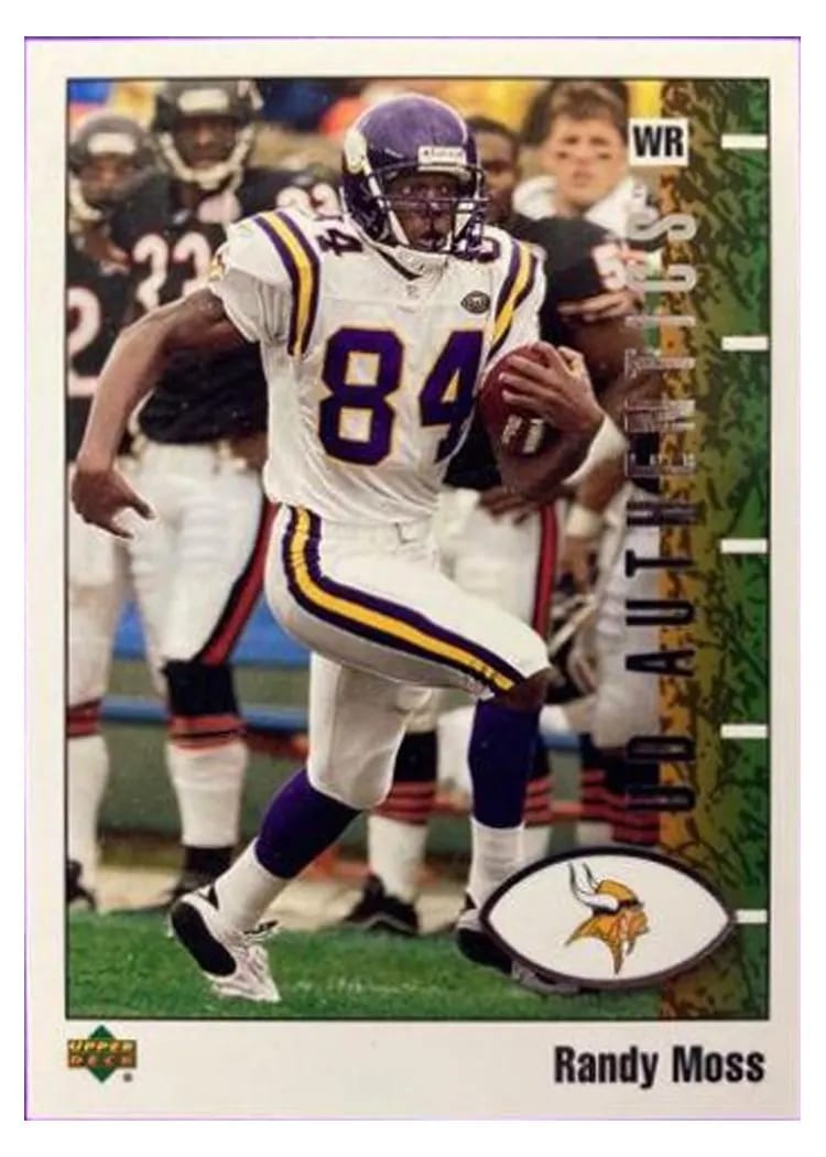 2002 Upper Deck Authentics Randy Moss #48 card
