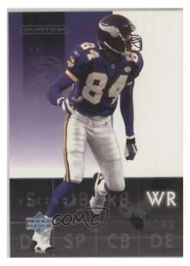 2002 Upper Deck Ovation Randy Moss #47 card