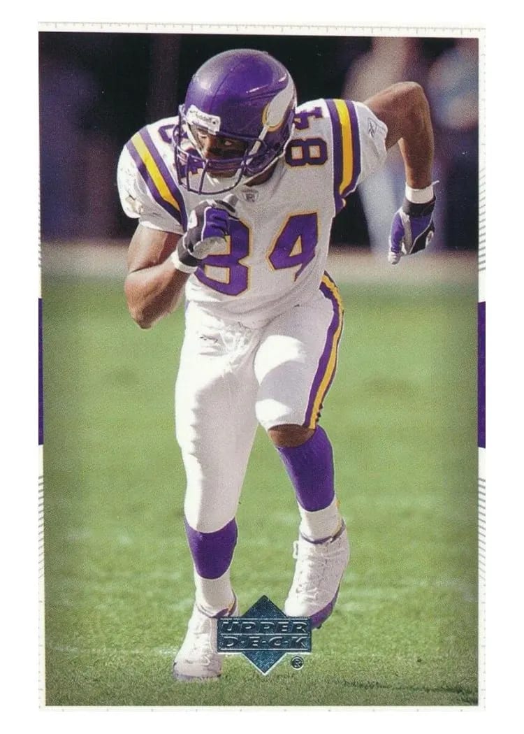 2003 Upper Deck Patch Collection Randy Moss #84 card