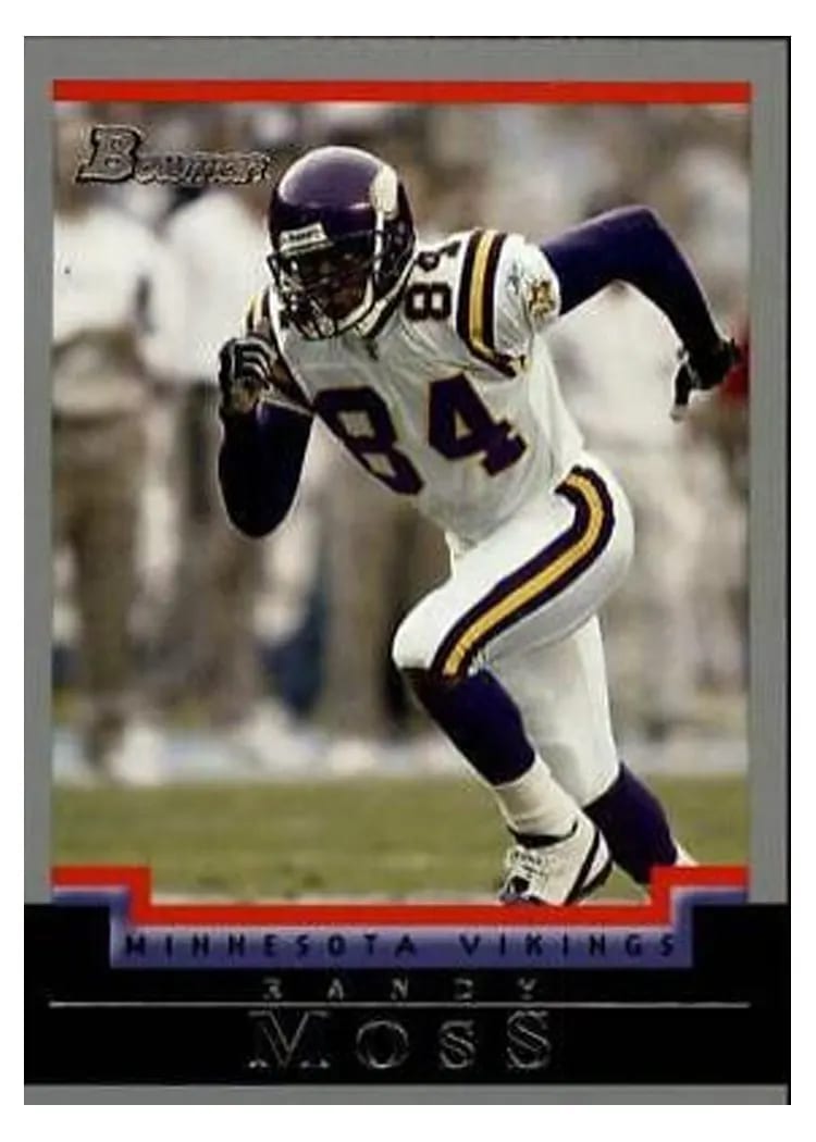 2004 Bowman Randy Moss #8 card