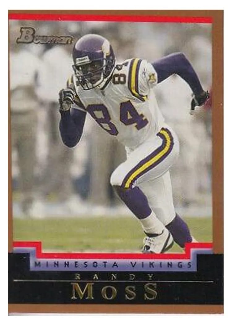 2004 Bowman Randy Moss #8 card