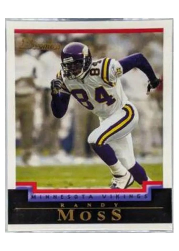 2004 Bowman Randy Moss #8 card