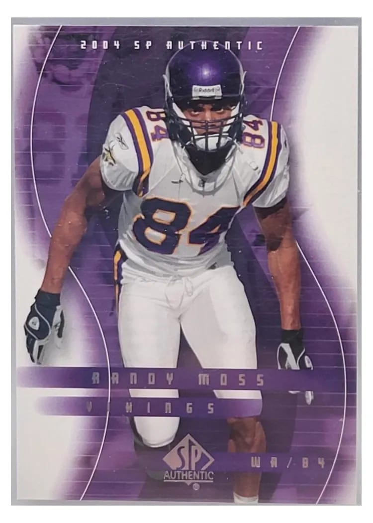 2004 SP Authentic Randy Moss #49 card