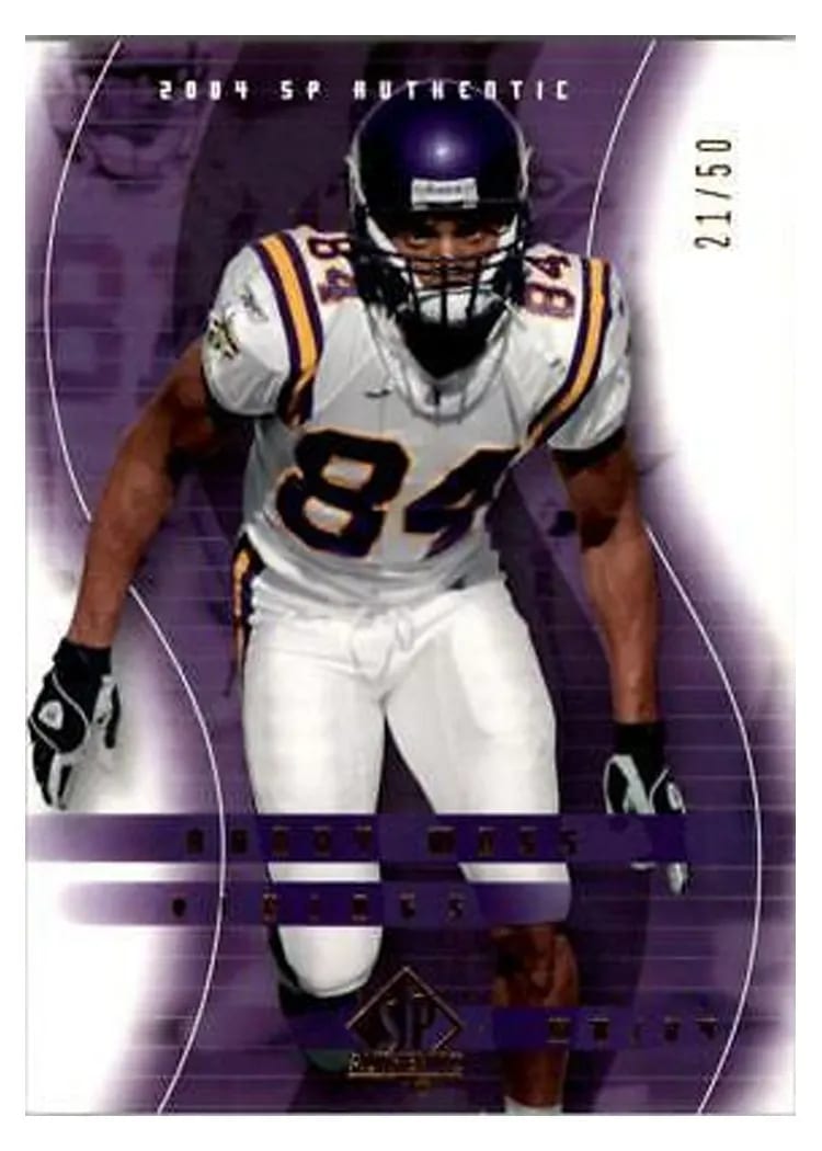 2004 SP Authentic Randy Moss #49 card
