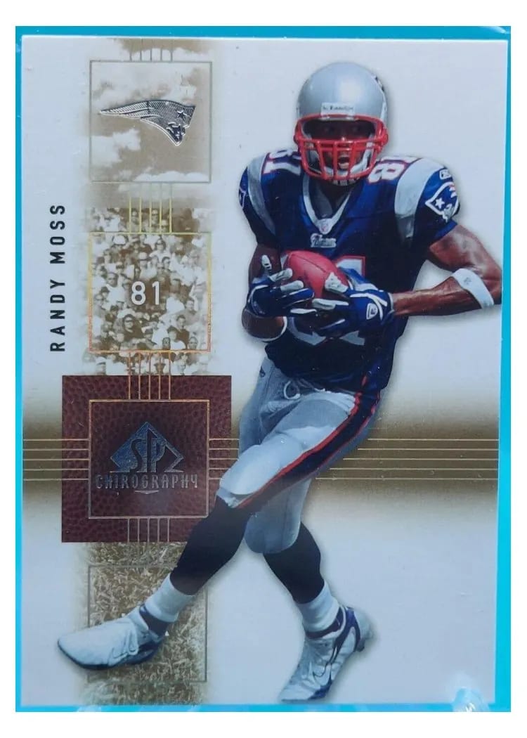 2007 SP Chirography Randy Moss #58 card