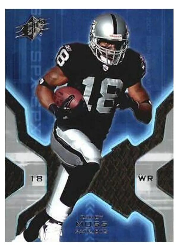 2007 Spx Randy Moss #72 card