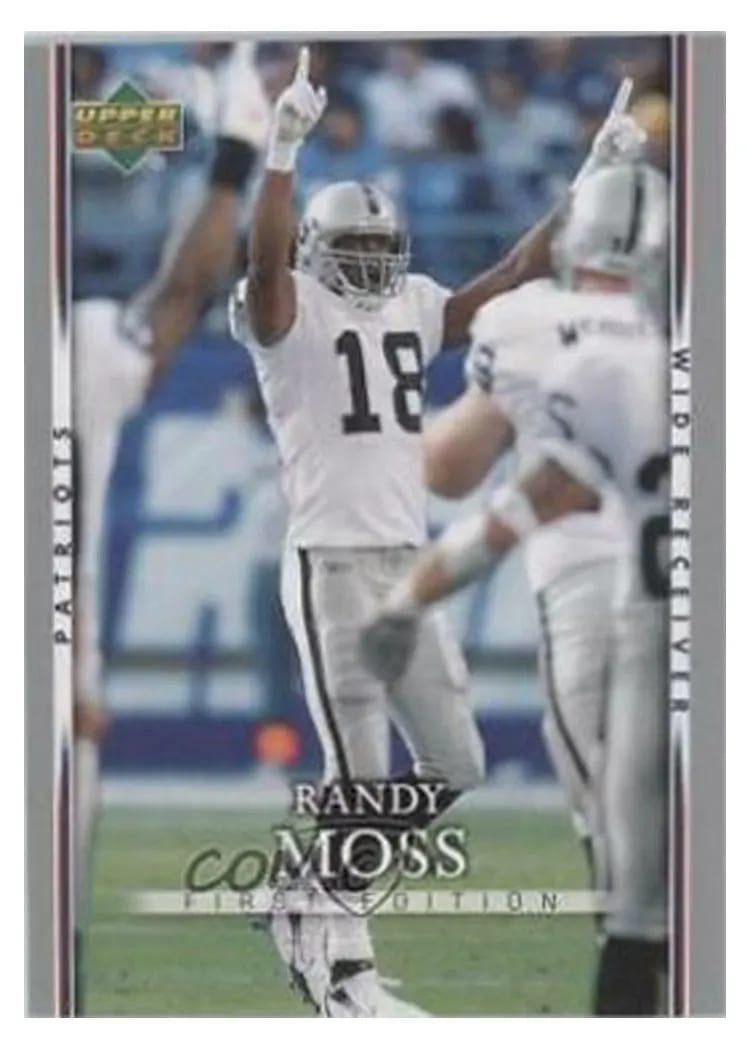 2007 Upper Deck First Edition Randy Moss #72 card