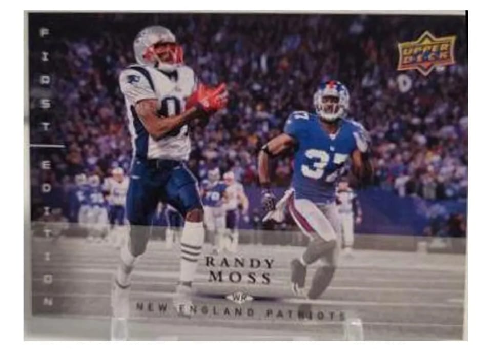 2008 Upper Deck First Edition Randy Moss #86 card