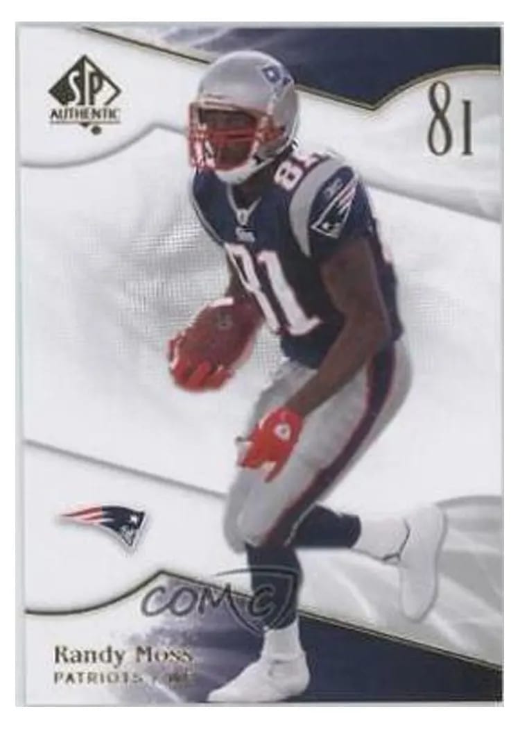 2009 SP Authentic Randy Moss #22 card
