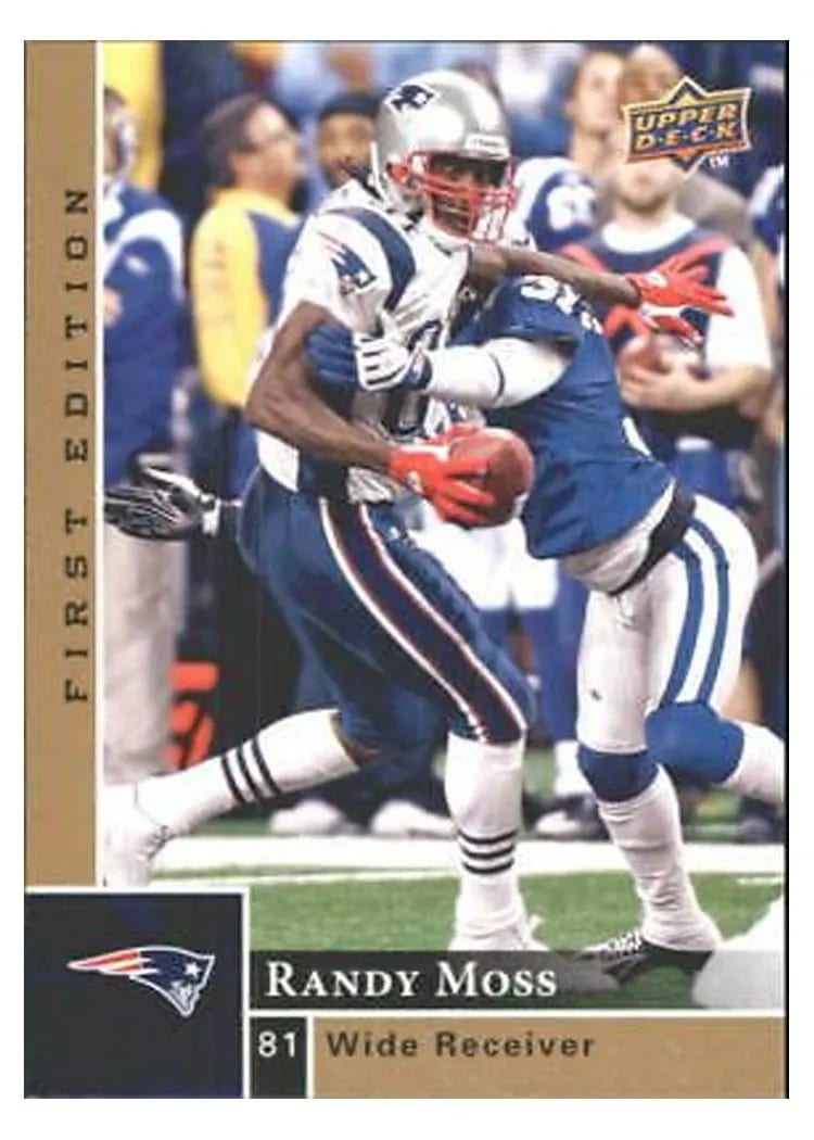 2009 Upper Deck First Edition Randy Moss #90 card