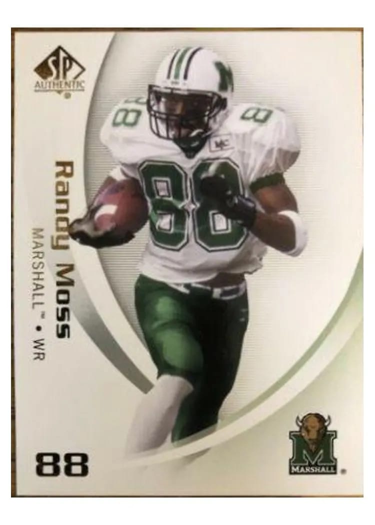 2010 SP Authentic Randy Moss #76 card