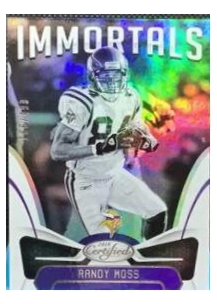 2018 Panini Certified Randy Moss #124 card