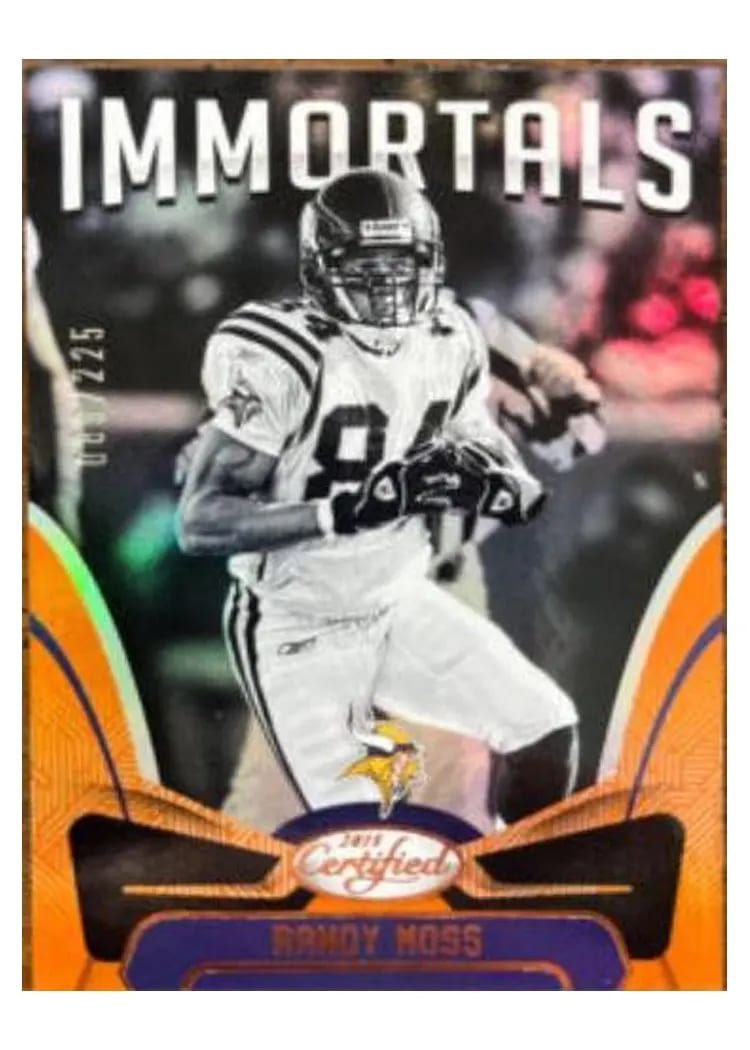 2018 Panini Certified Randy Moss #124 card