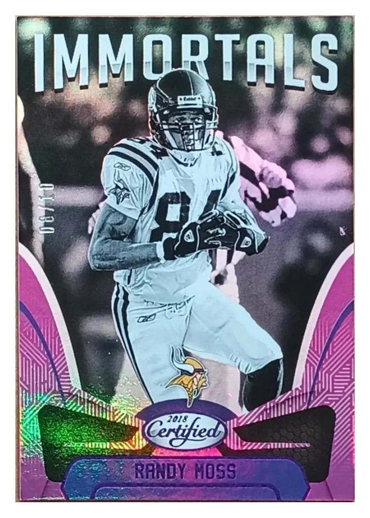2018 Panini Certified Randy Moss #124 card