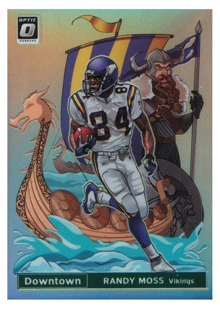 2020 Panini Donruss Optic Downtown Randy Moss #DT-2 card