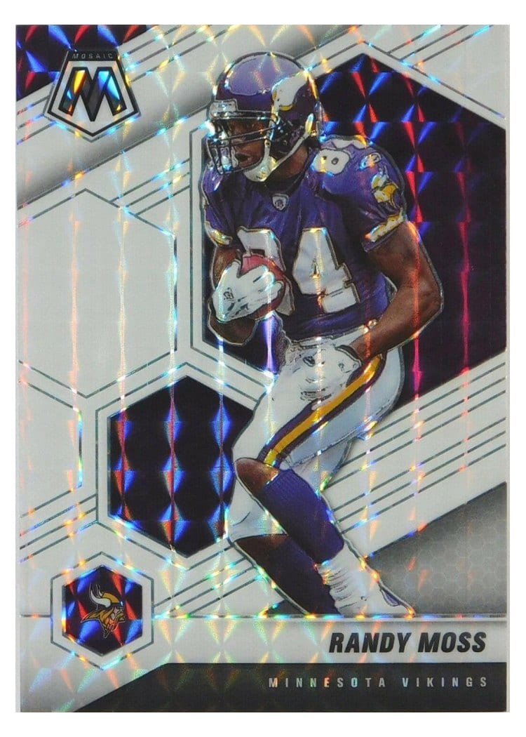 2021 Panini Mosaic Base Set Randy Moss #130 card