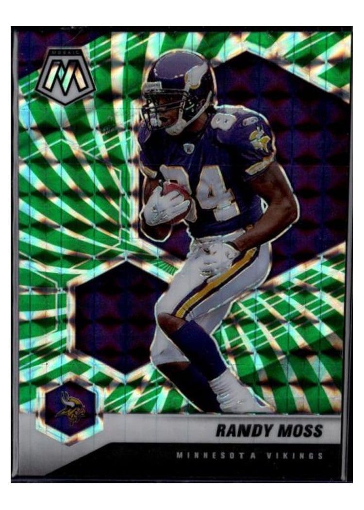 2021 Panini Mosaic Base Set Randy Moss #130 card