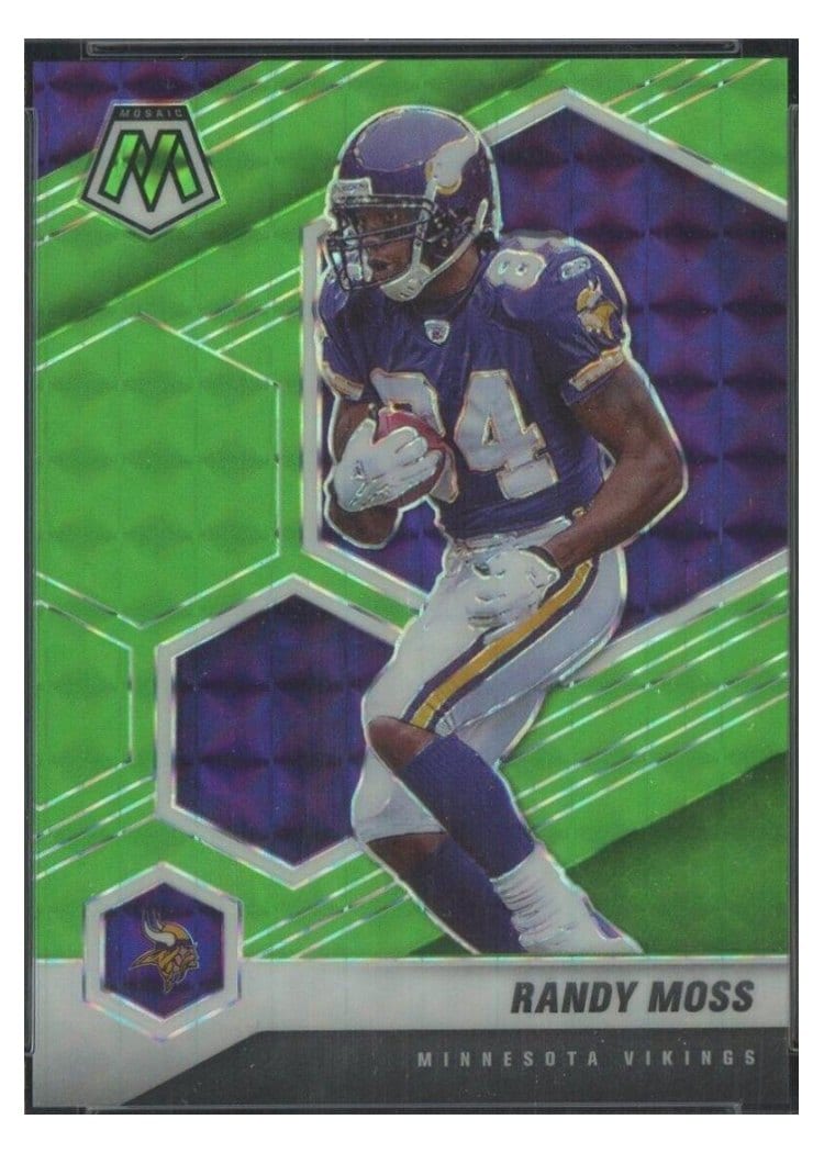 2021 Panini Mosaic Base Set Randy Moss #130 card