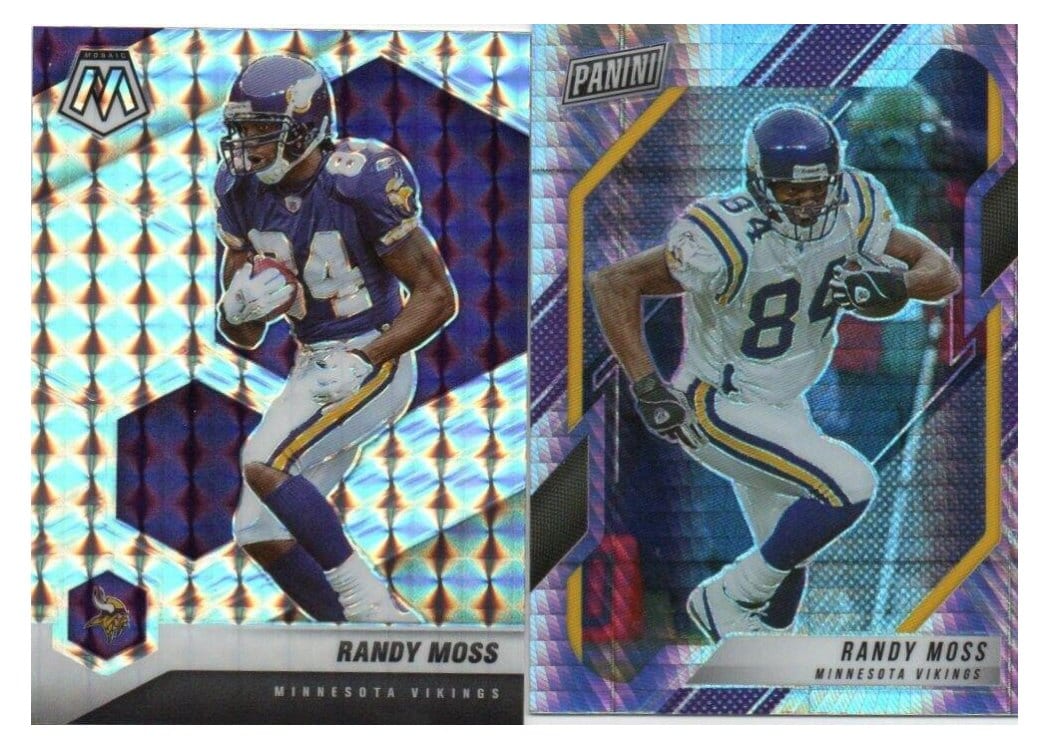 2021 Panini Mosaic Base Set Randy Moss #130 card