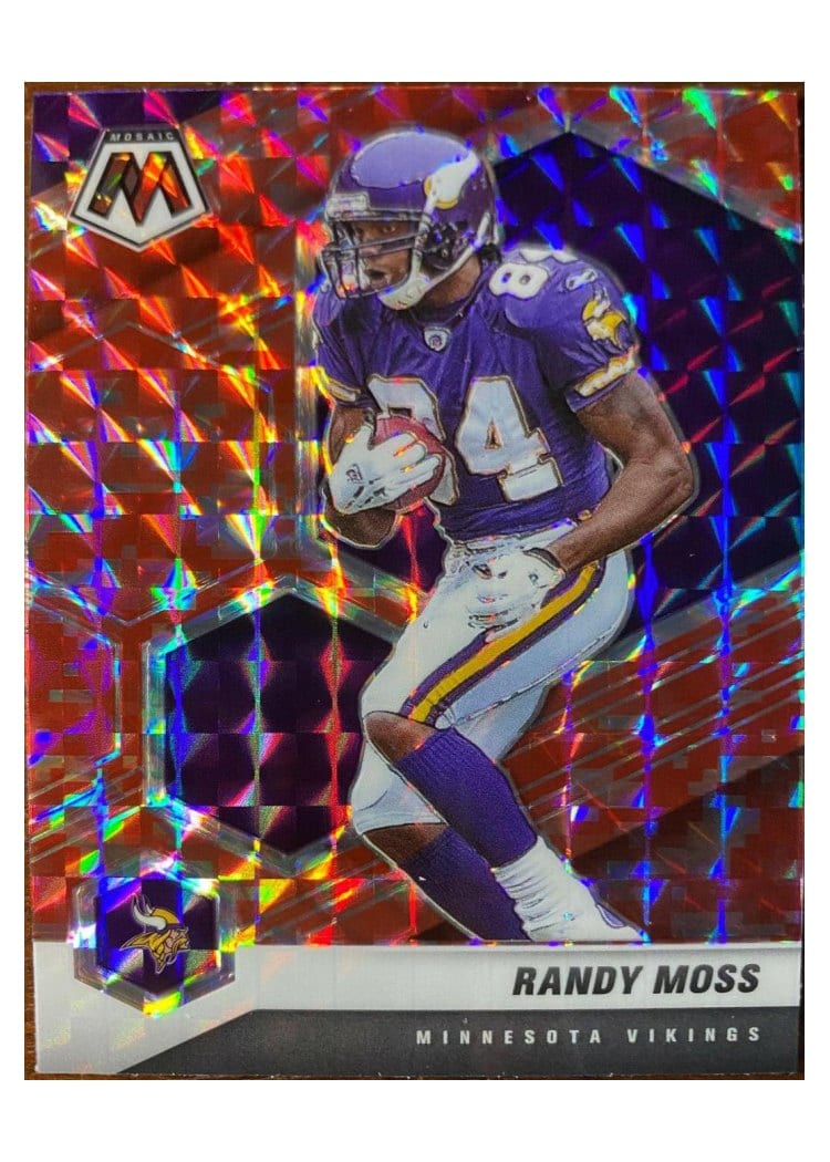 2021 Panini Mosaic Base Set Randy Moss #130 card