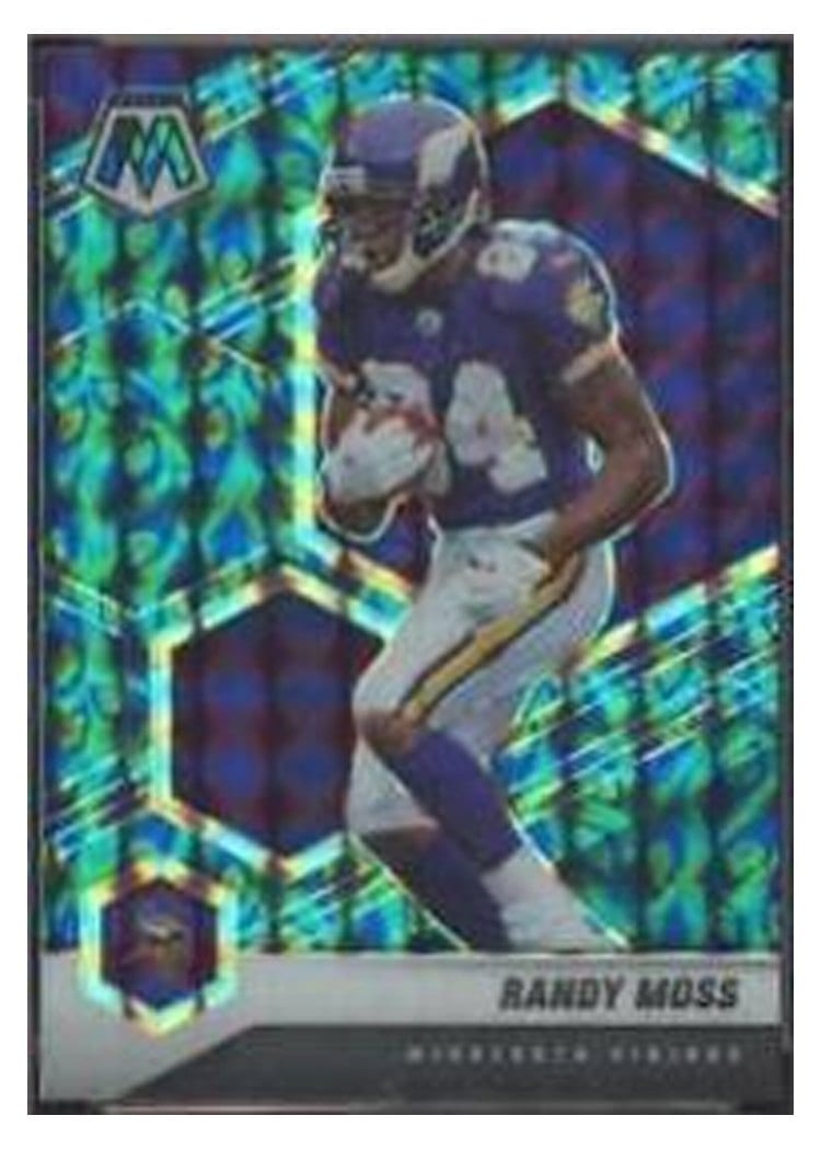 2021 Panini Mosaic Base Set Randy Moss #130 card