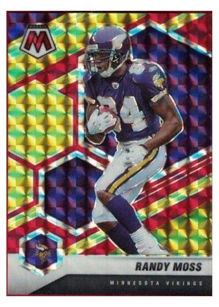 2021 Panini Mosaic Base Set Randy Moss #130 card