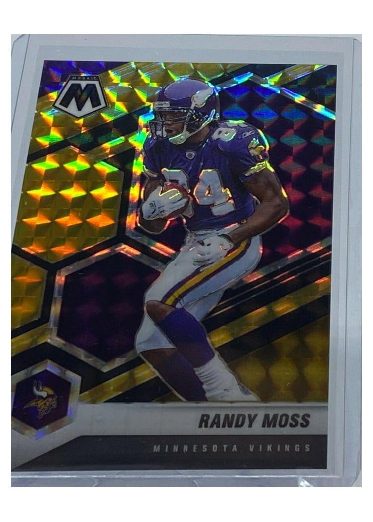 2021 Panini Mosaic Base Set Randy Moss #130 card