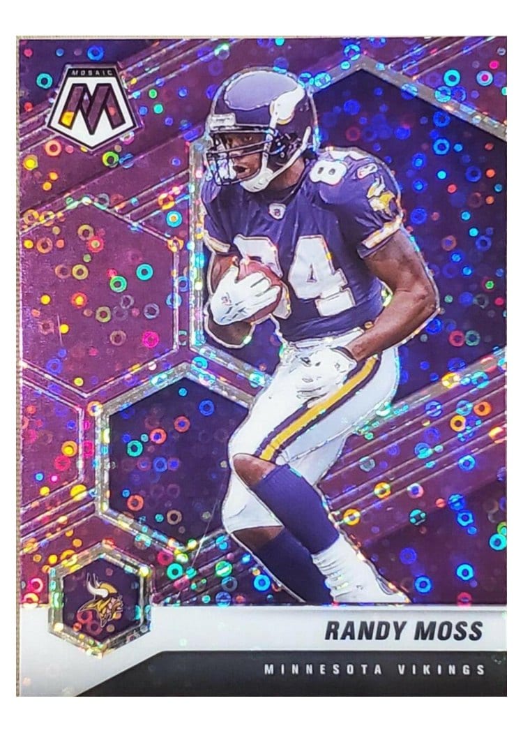2021 Panini Mosaic Base Set Randy Moss #130 card