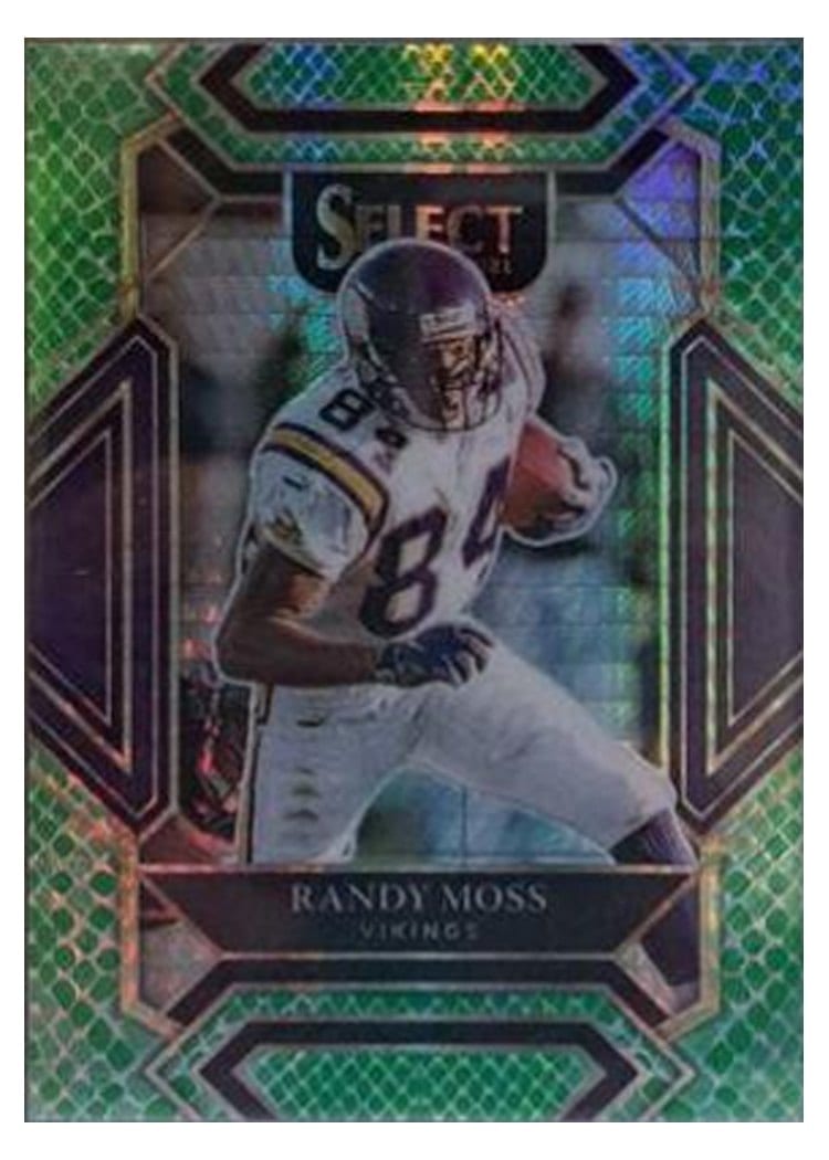2021 Panini Select Base Set Randy Moss Dragon Scale #237 card