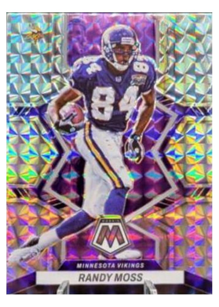 2022 Panini Mosaic Base Set Randy Moss #132 card